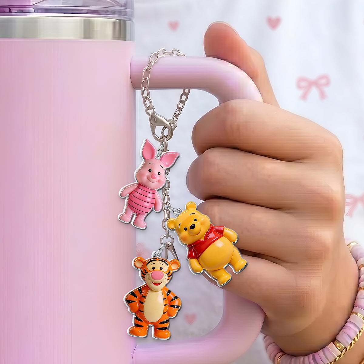 Friends - Personalized Yellow Bear Dangling Charms
