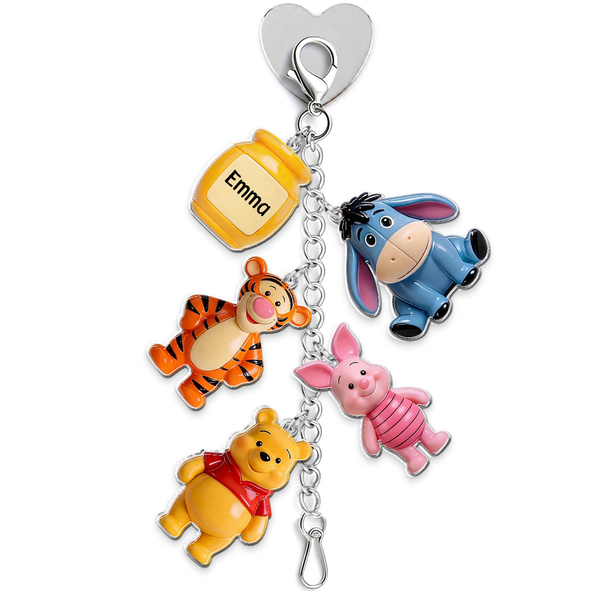 Friends - Personalized Yellow Bear Dangling Charms