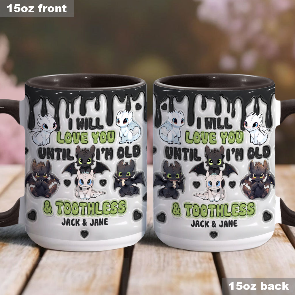 Dragon Couple - Personalized Couple Accent Mug