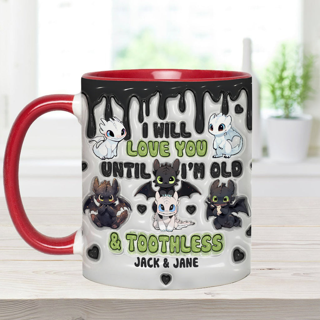 Dragon Couple - Personalized Couple Accent Mug