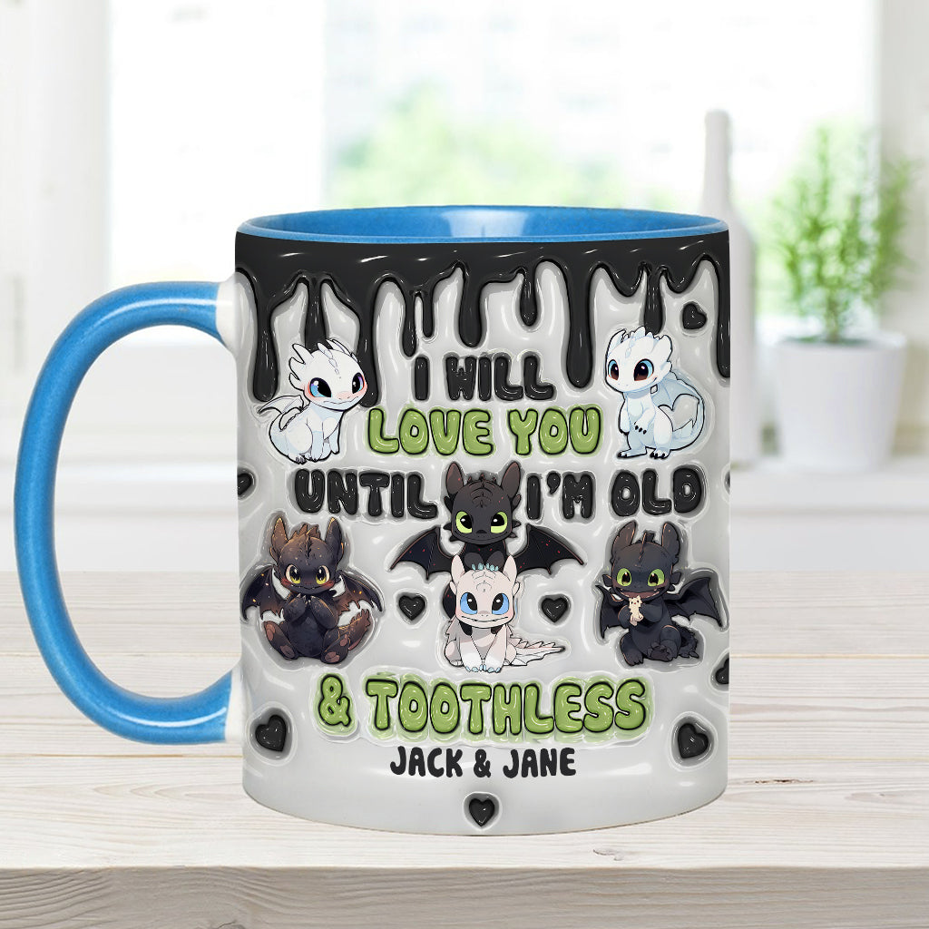 Dragon Couple - Personalized Couple Accent Mug