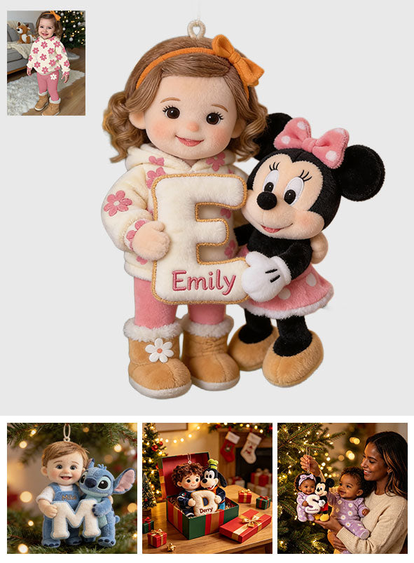 My Happy Christmas - Personalized Kid Plush Ornament