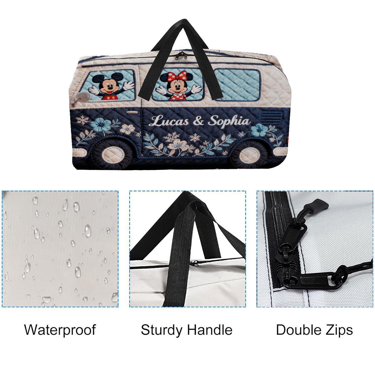 Magical Time - Personalized Mouse Duffle Bag