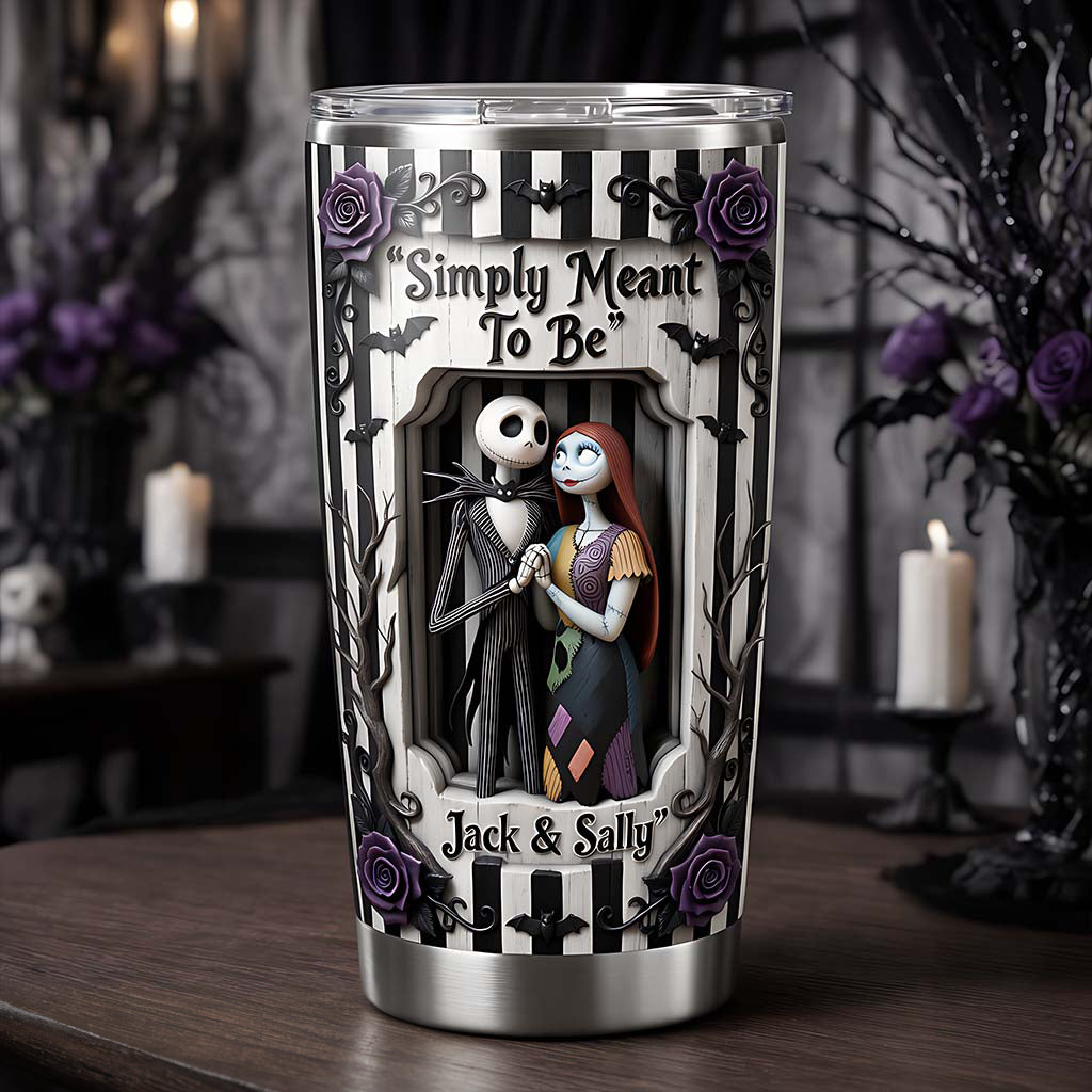 Simply Meant To Be - Personalized Nightmare Tumbler