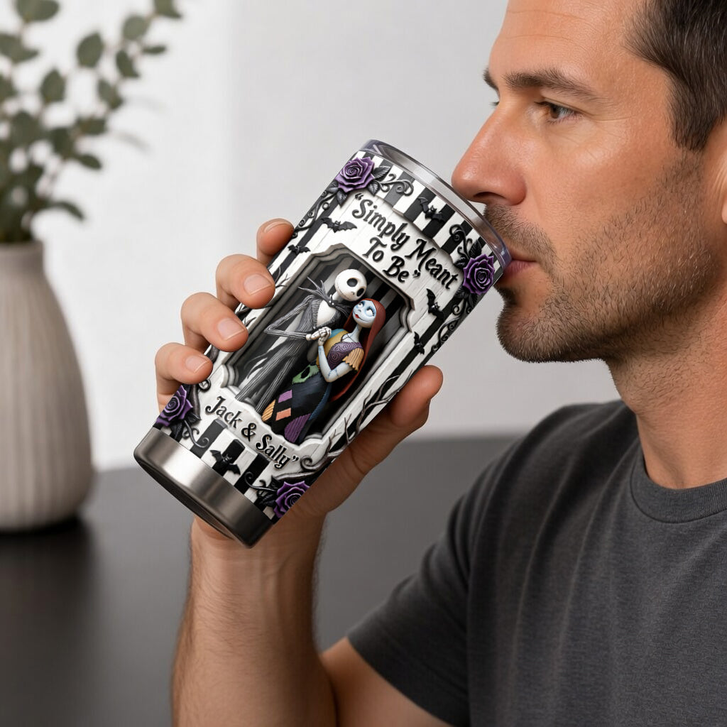 Simply Meant To Be - Personalized Nightmare Tumbler