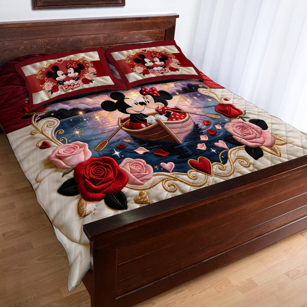 Where Magic Meets Love - Personalized Mouse Quilt Set