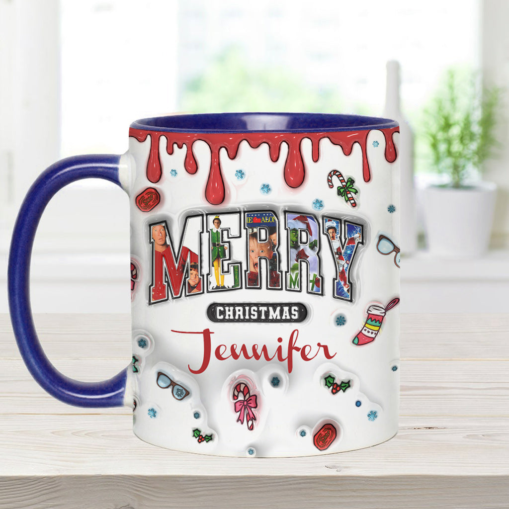 Christmas Movie - Personalized Accent Mug