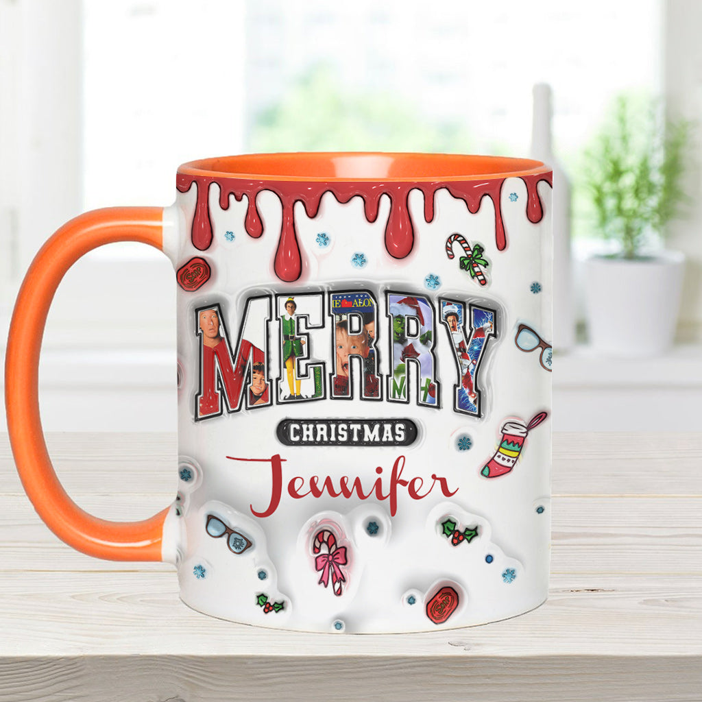 Christmas Movie - Personalized Accent Mug
