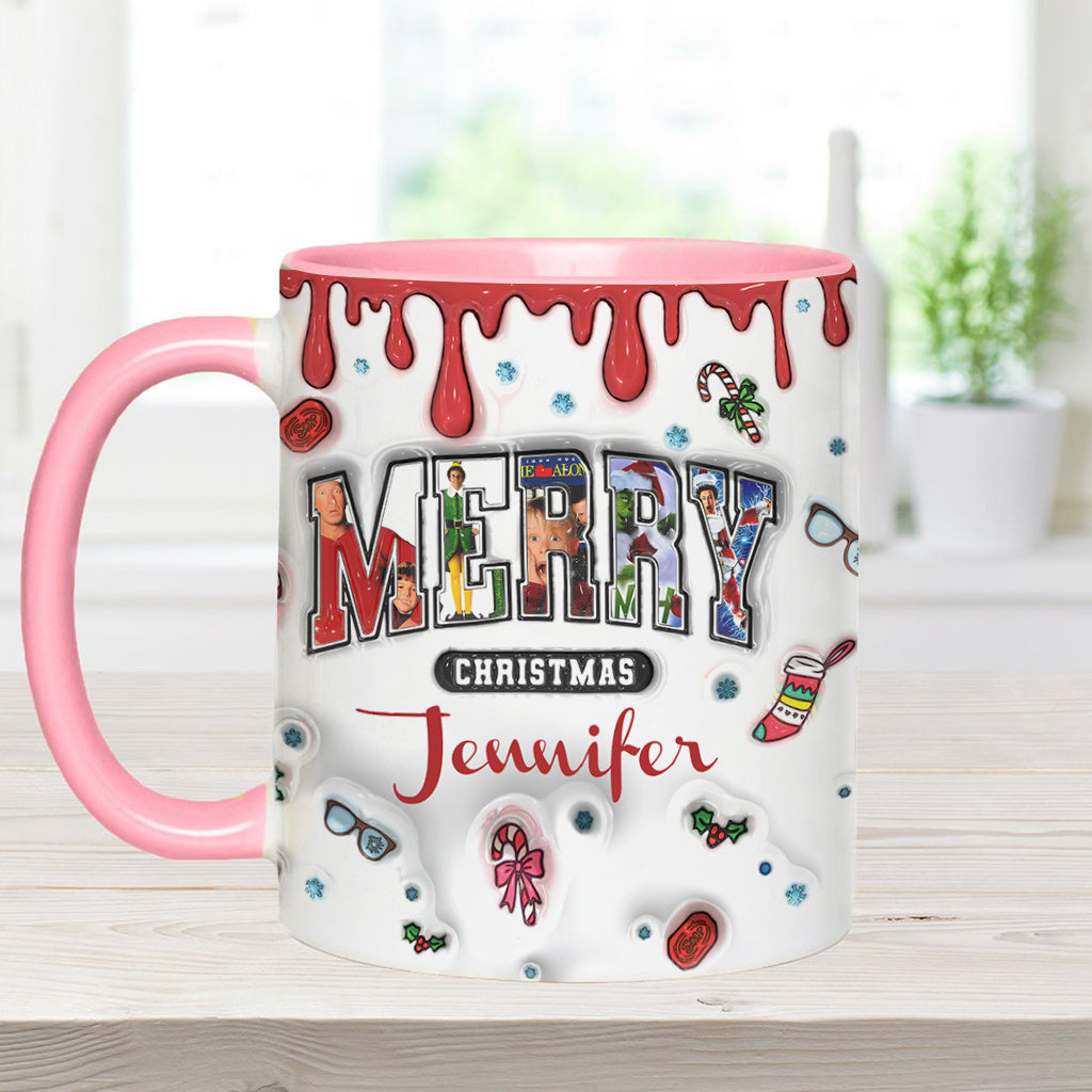 Christmas Movie - Personalized Accent Mug