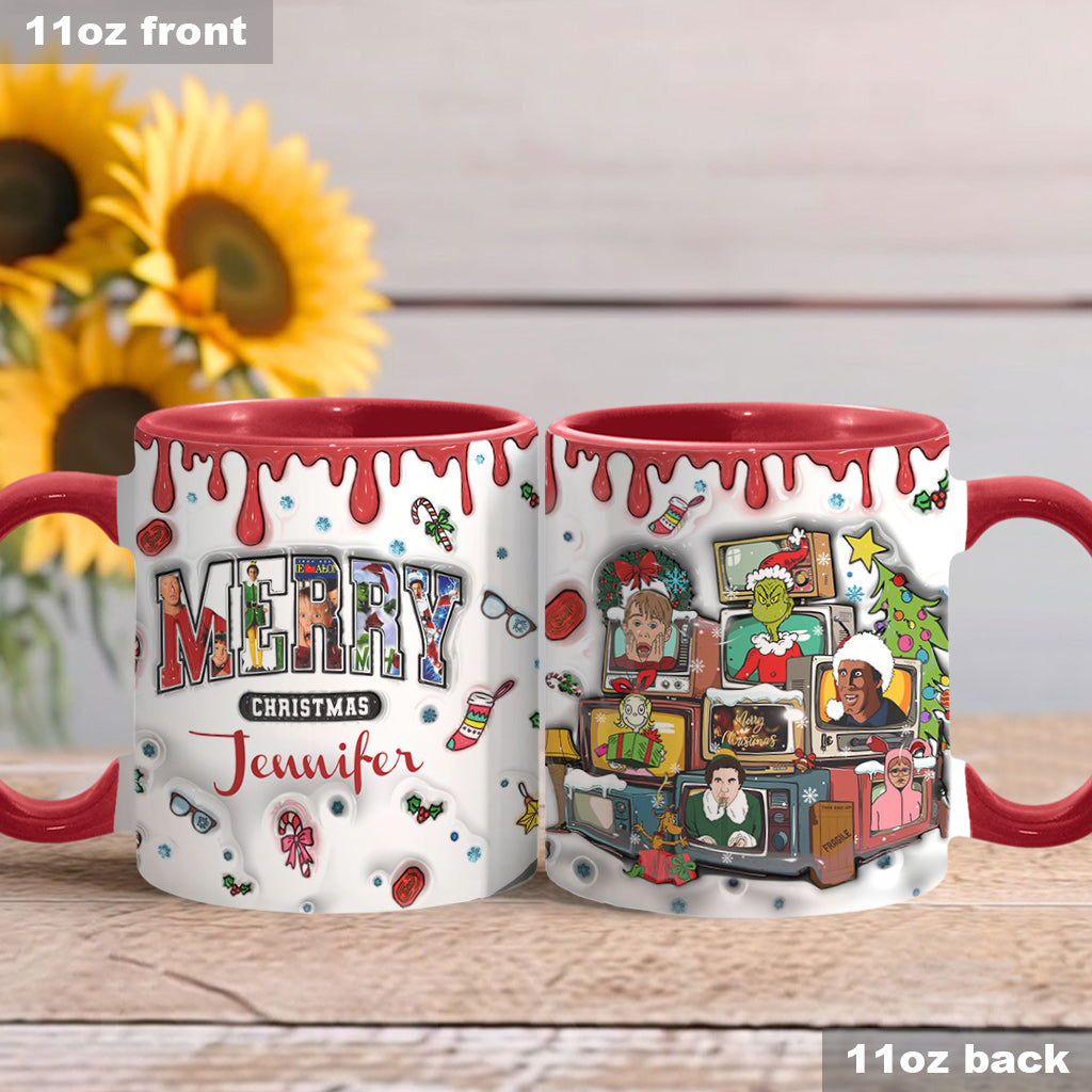 Christmas Movie - Personalized Accent Mug