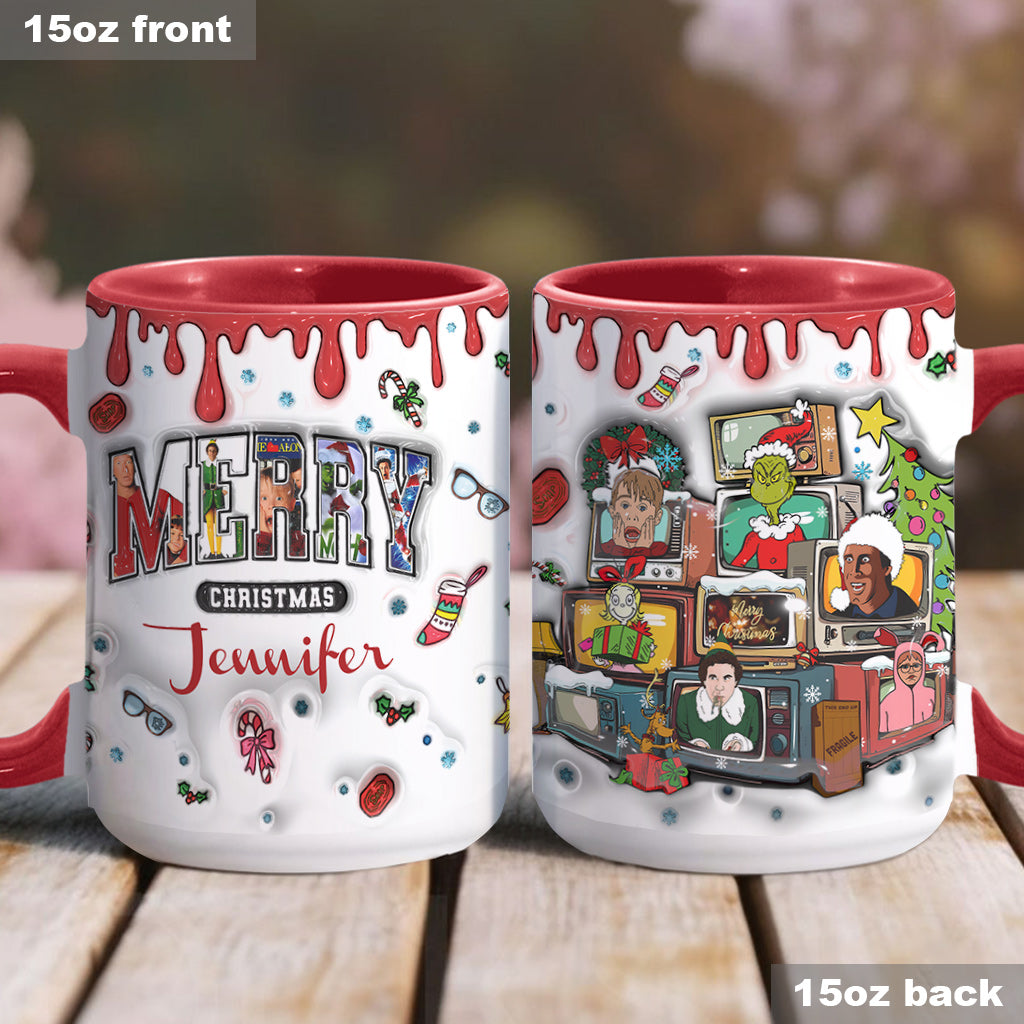 Christmas Movie - Personalized Accent Mug