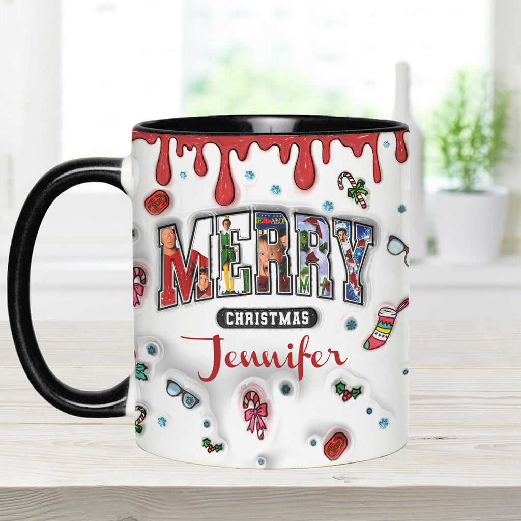 Christmas Movie - Personalized Accent Mug