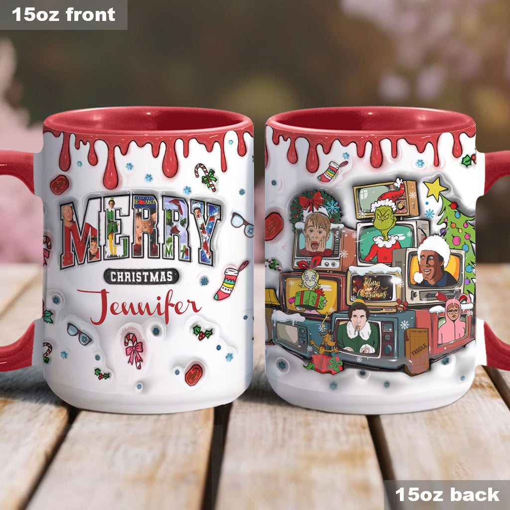 Christmas Movie - Personalized Accent Mug