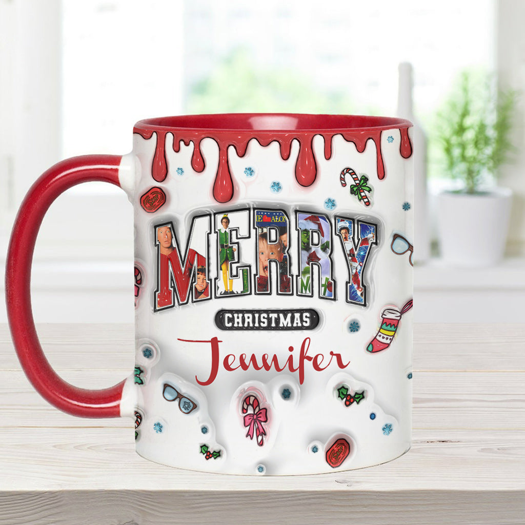 Christmas Movie - Personalized Accent Mug