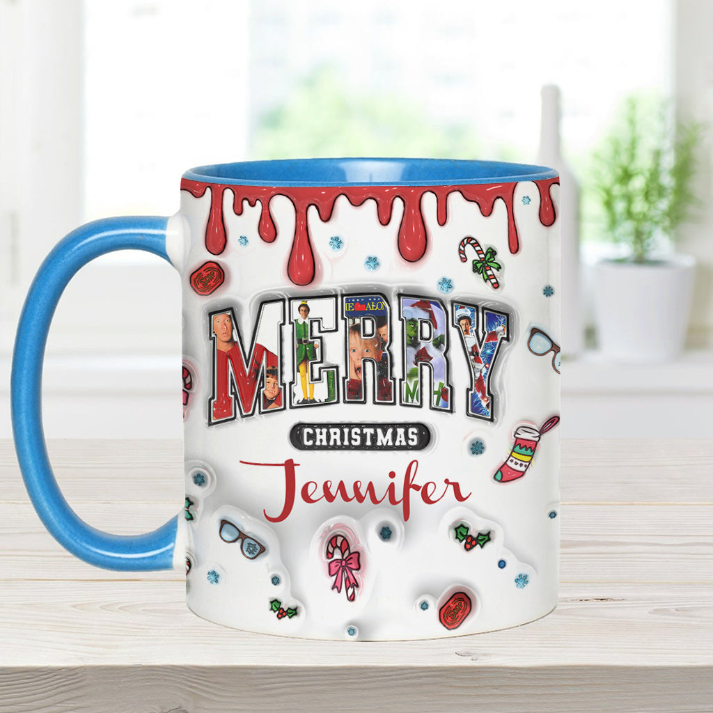 Christmas Movie - Personalized Accent Mug