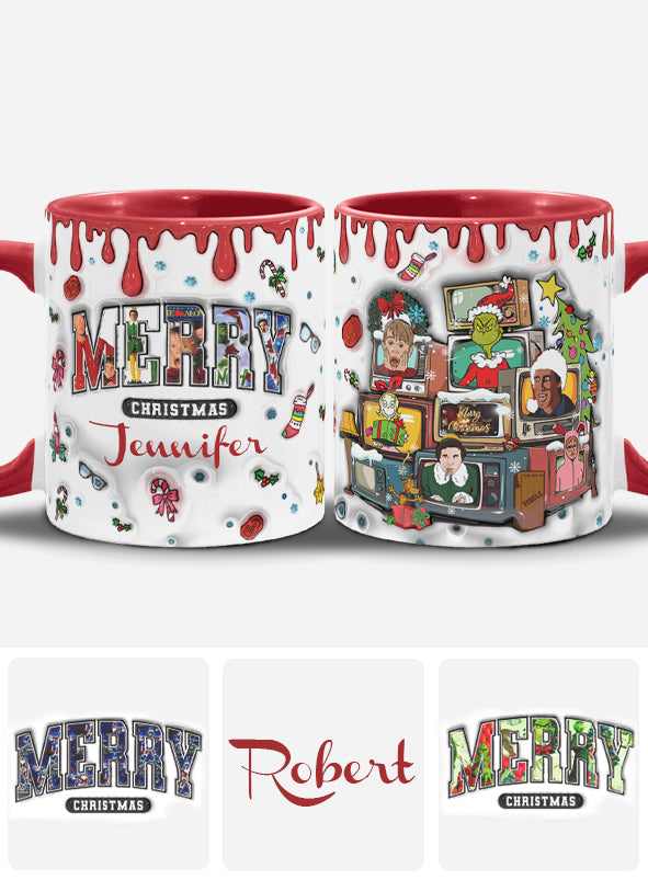 Christmas Movie - Personalized Accent Mug
