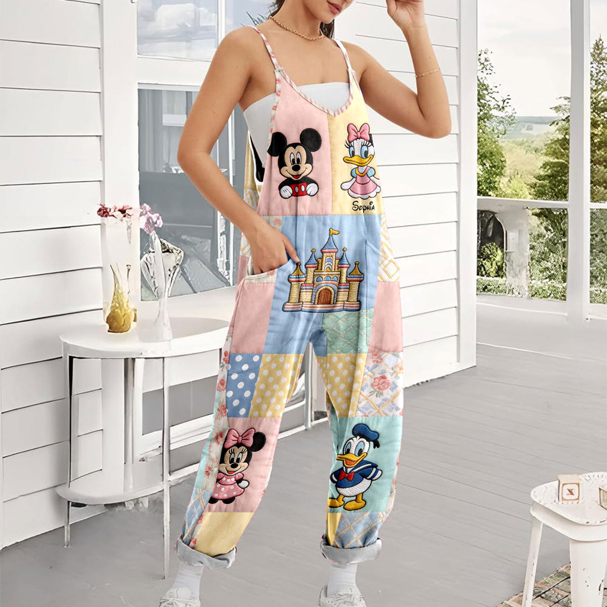 Friends - Personalized Dream Trip Loose-Fit Overalls/ Rompers