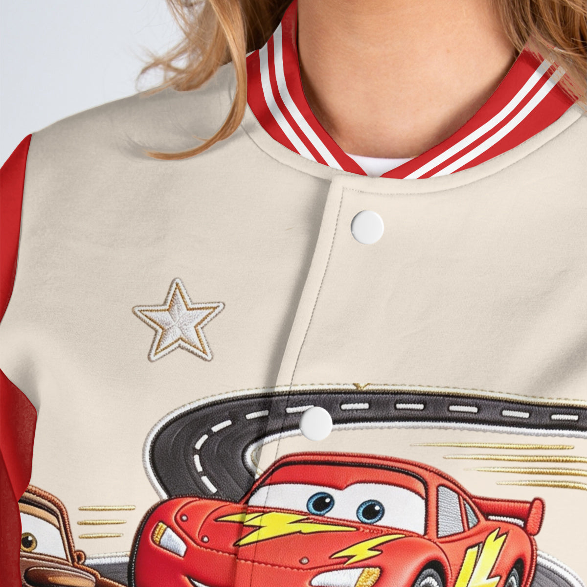 Cars Kid Friends - Personalized Racing Lover Varsity Jacket