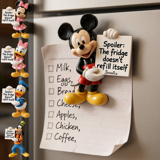 The Fridge Doesn't Refill Itself - Personalized Mouse 3D Magnet