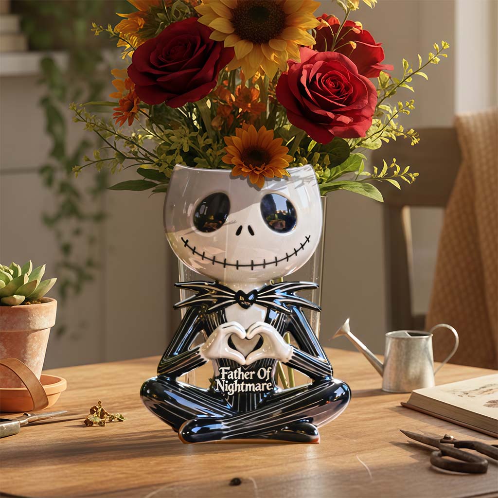 Father Mother Of Nightmares - Personalized Nightmare Acrylic Pot & Stake