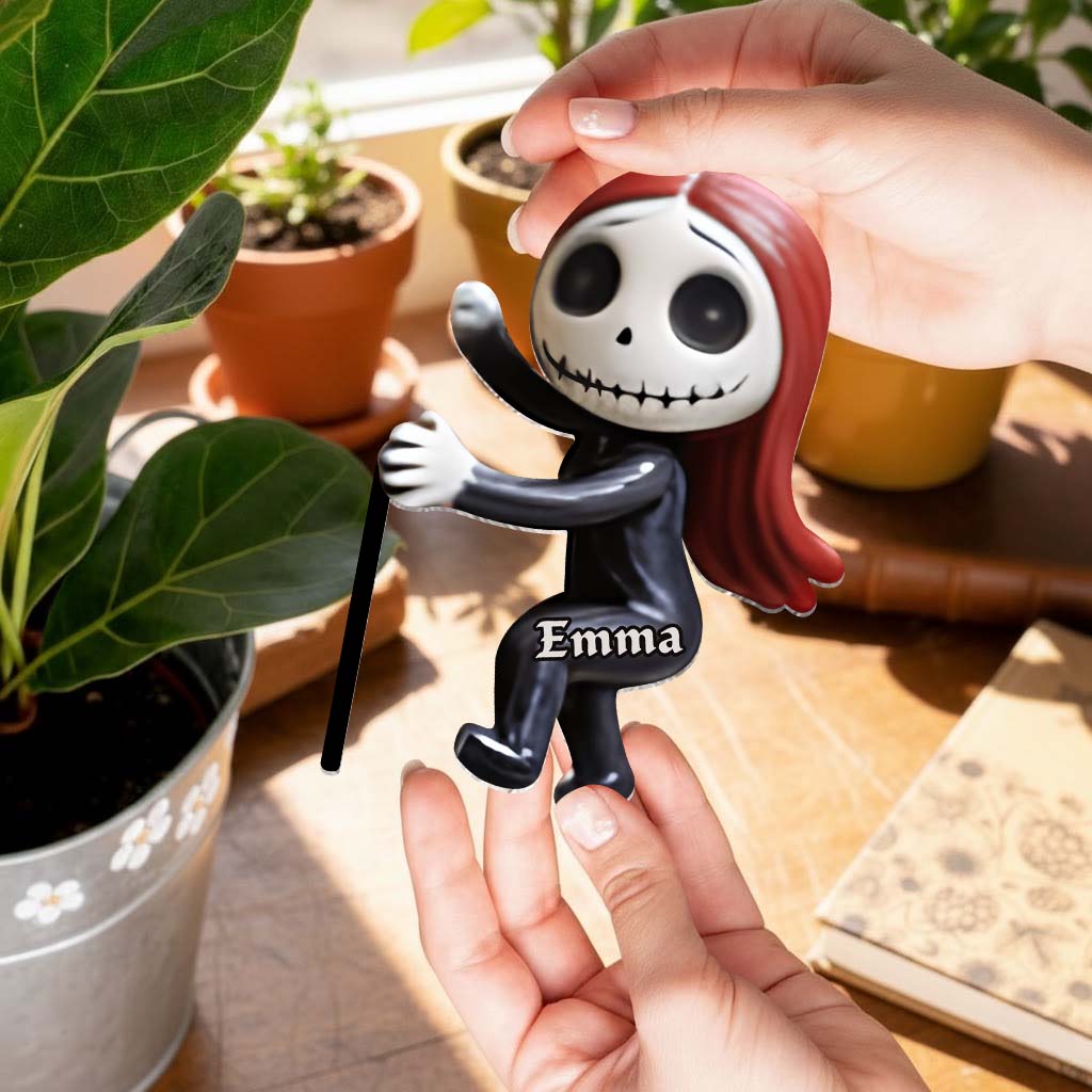 Father Mother Of Nightmares - Personalized Nightmare Acrylic Pot & Stake