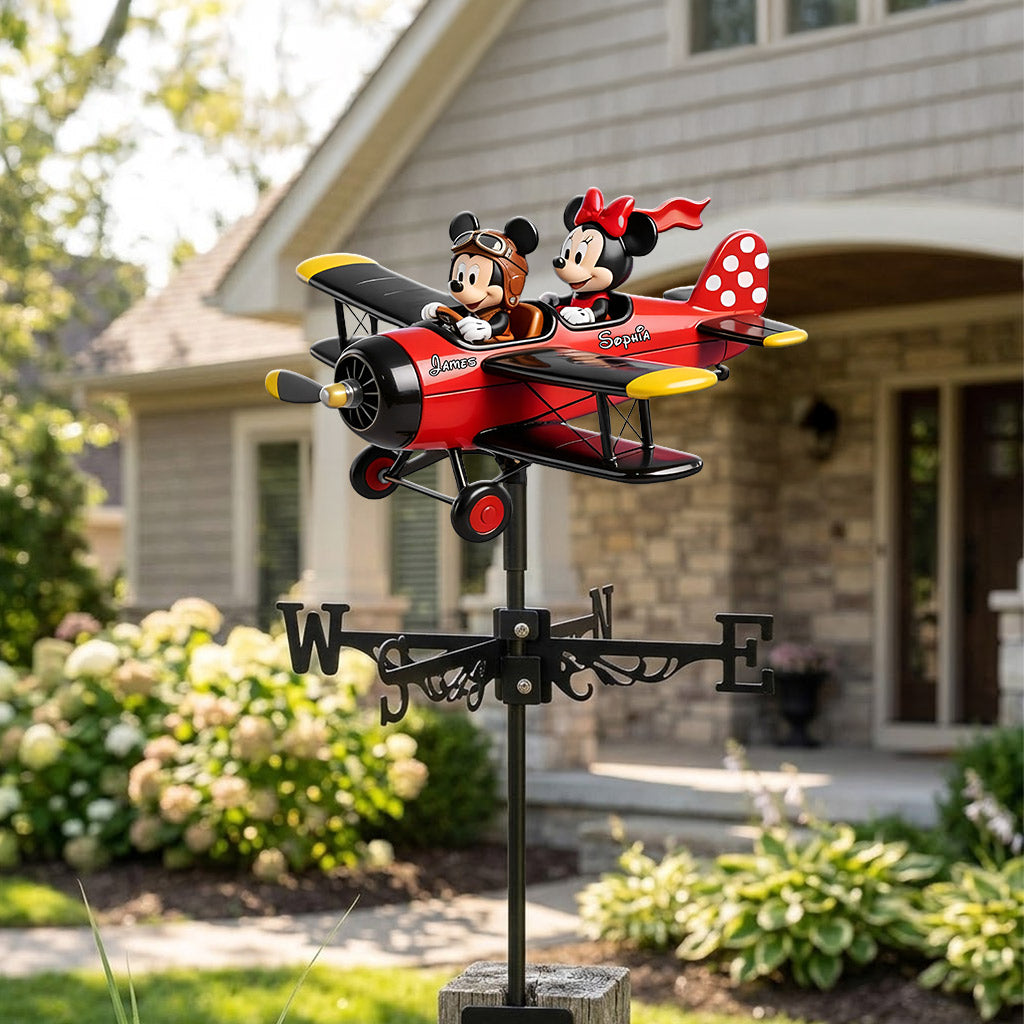 Mouse Couple - Personalized Mouse Weather Vane