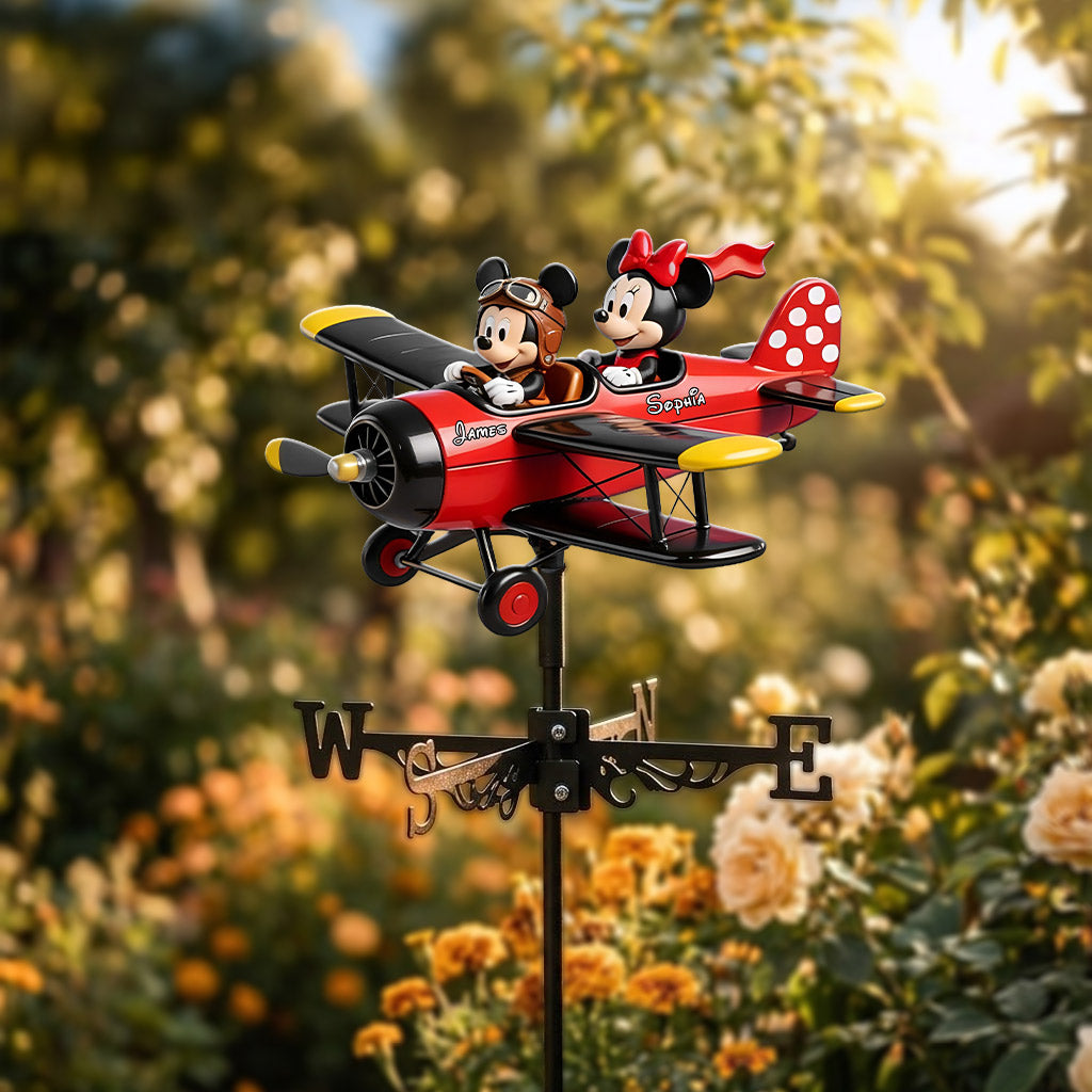 Mouse Couple - Personalized Mouse Weather Vane