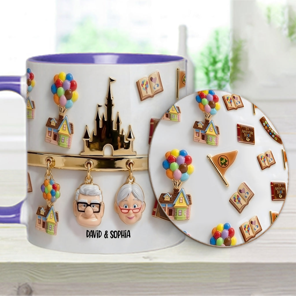 My Greatest Adventure Perfect Gift For Couple - Personalized Mouse Accent Mug & Coaster