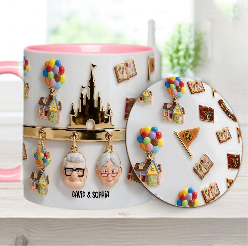 My Greatest Adventure Perfect Gift For Couple - Personalized Mouse Accent Mug & Coaster