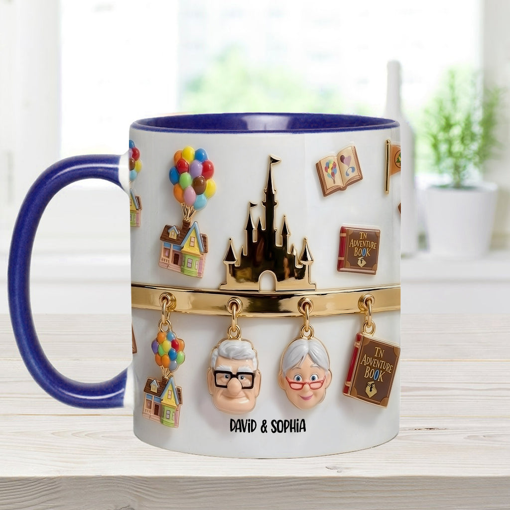 My Greatest Adventure Perfect Gift For Couple - Personalized Mouse Accent Mug & Coaster