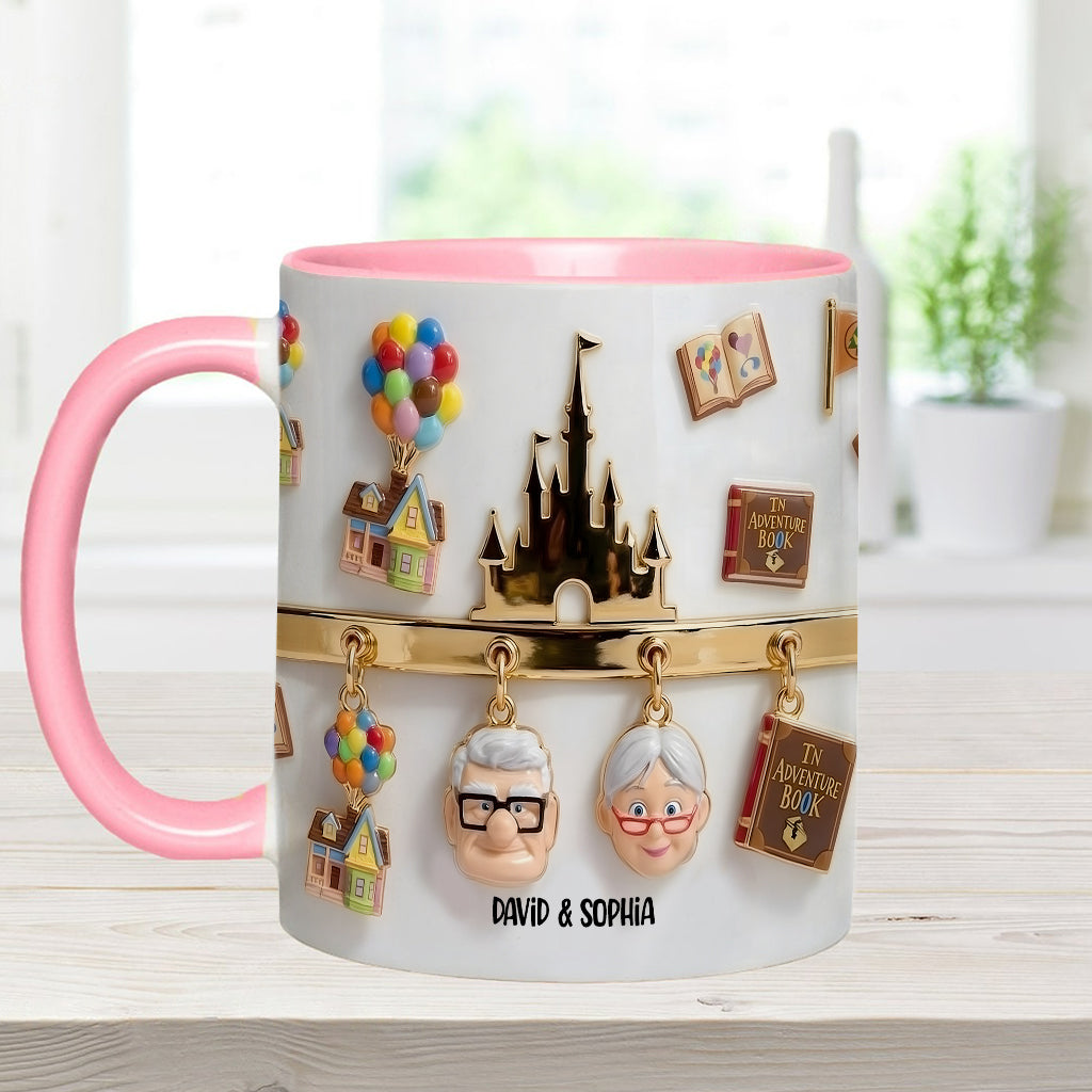 My Greatest Adventure Perfect Gift For Couple - Personalized Mouse Accent Mug & Coaster