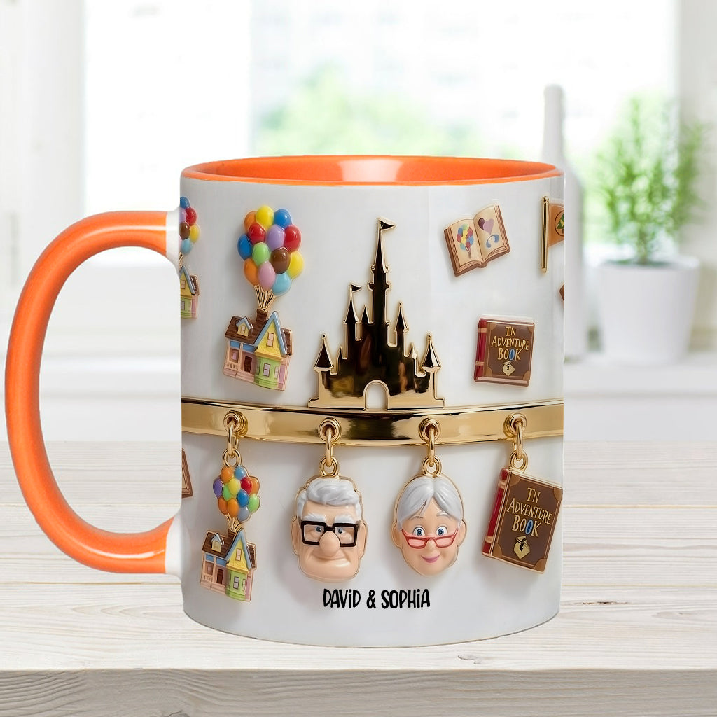 My Greatest Adventure Perfect Gift For Couple - Personalized Mouse Accent Mug & Coaster