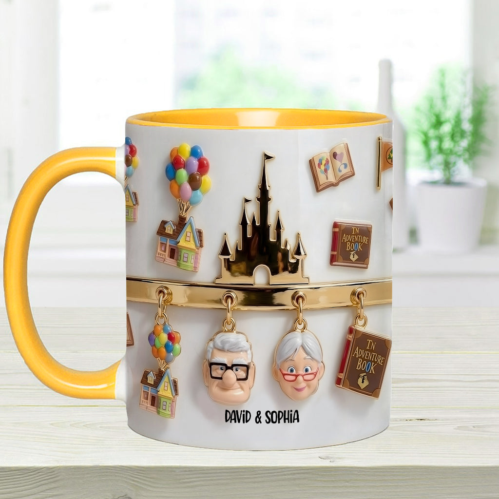 My Greatest Adventure Perfect Gift For Couple - Personalized Mouse Accent Mug & Coaster