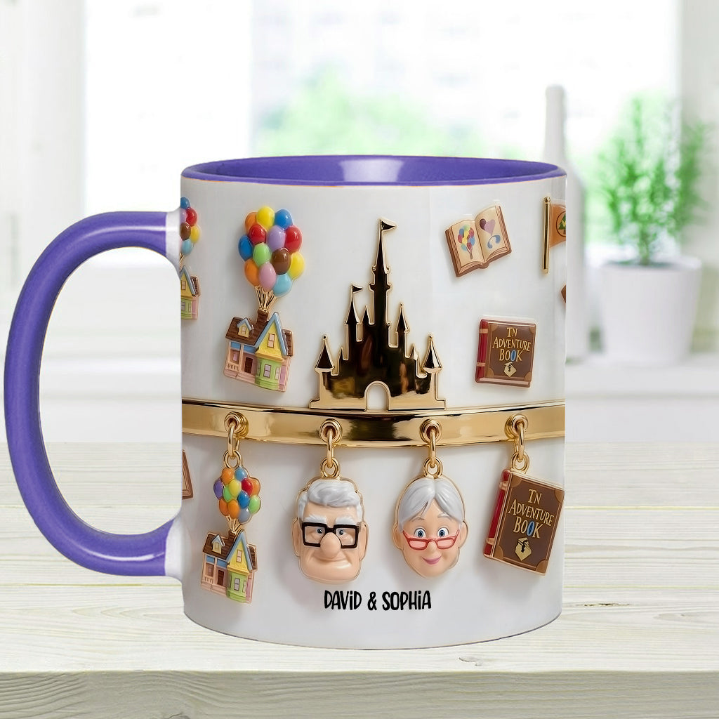 My Greatest Adventure Perfect Gift For Couple - Personalized Mouse Accent Mug & Coaster