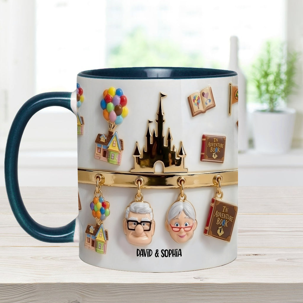 My Greatest Adventure Perfect Gift For Couple - Personalized Mouse Accent Mug & Coaster