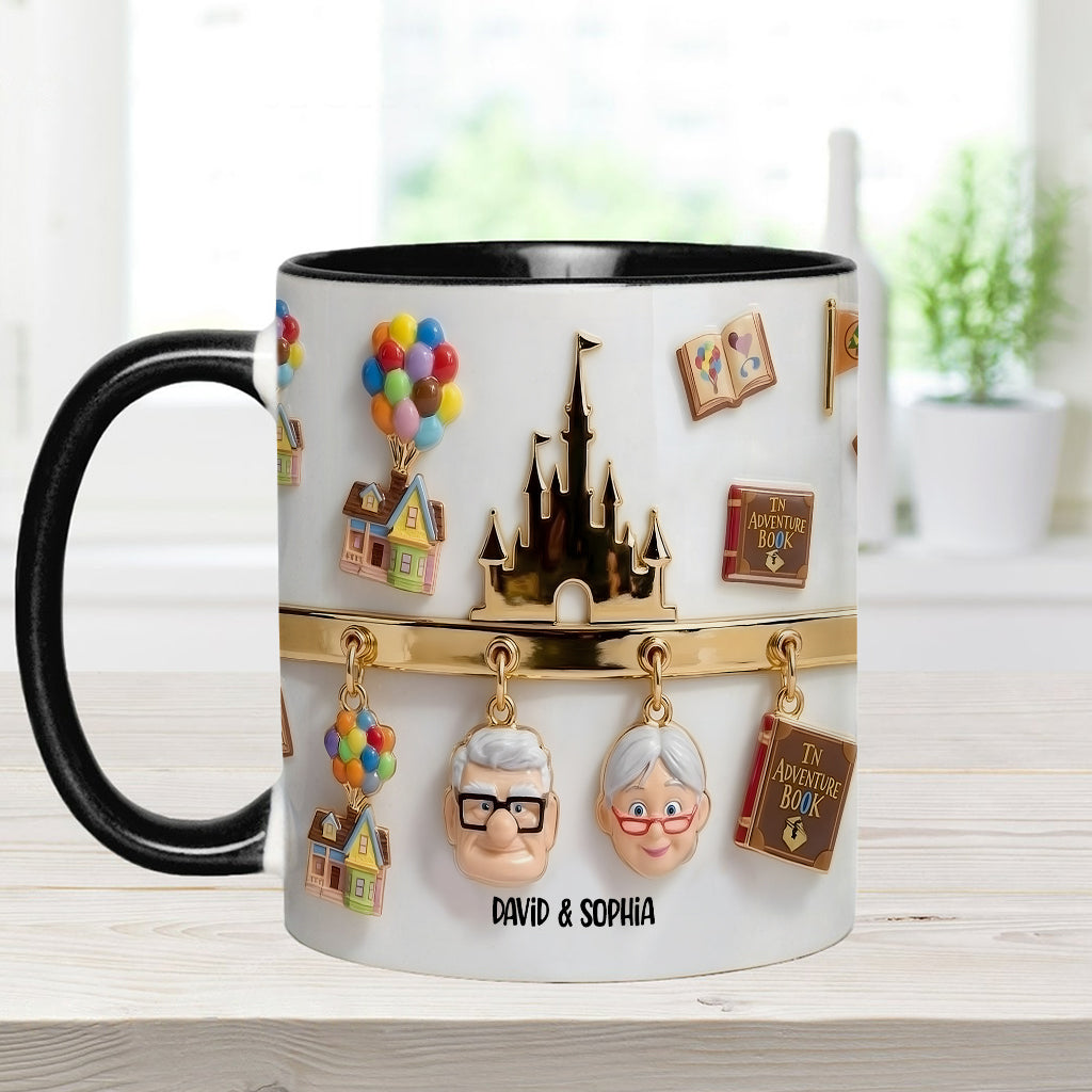 My Greatest Adventure Perfect Gift For Couple - Personalized Mouse Accent Mug & Coaster