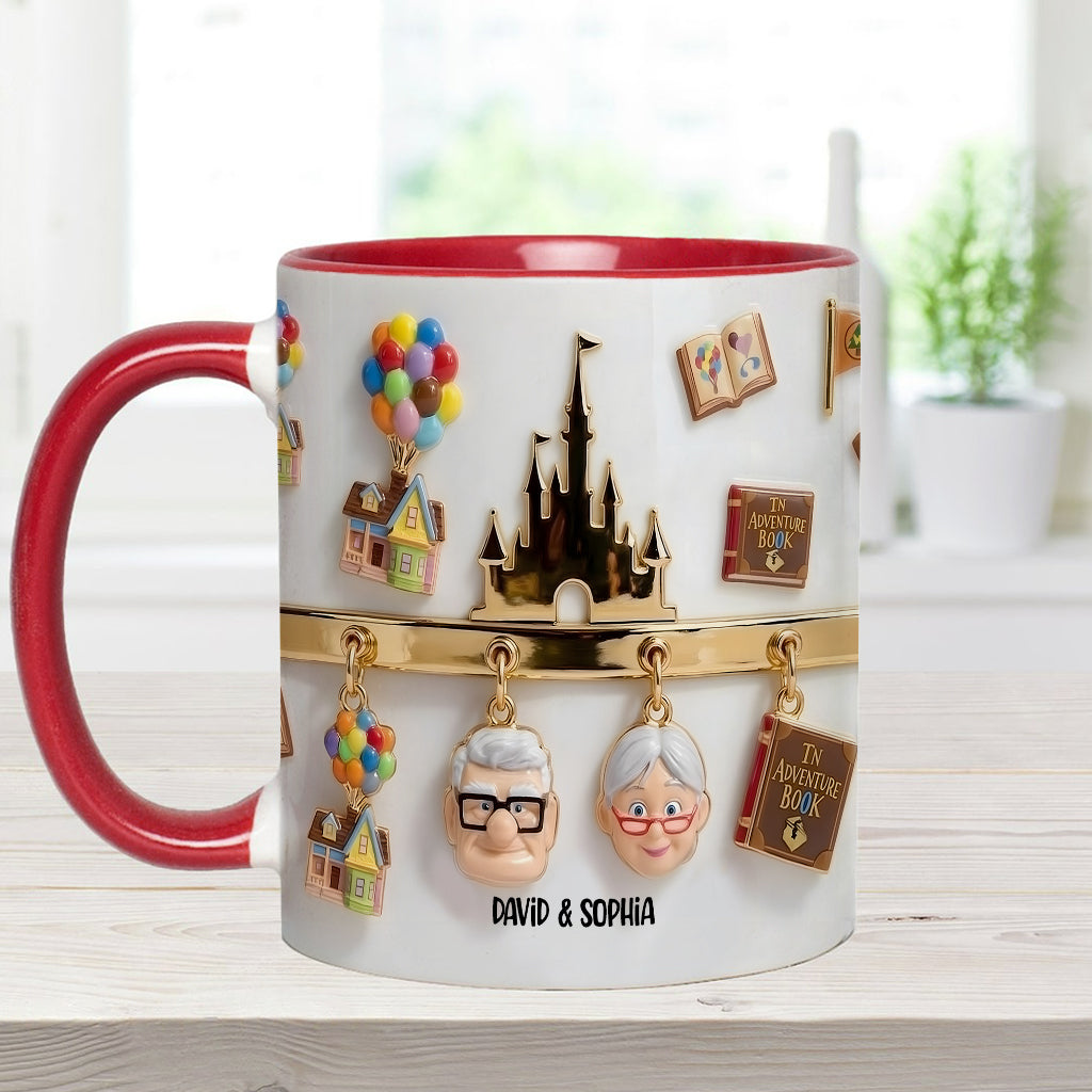 My Greatest Adventure Perfect Gift For Couple - Personalized Mouse Accent Mug & Coaster