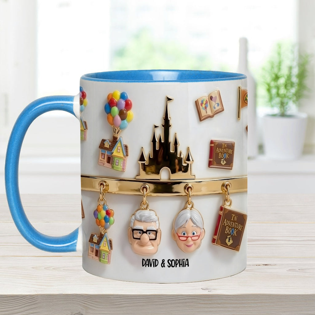 My Greatest Adventure Perfect Gift For Couple - Personalized Mouse Accent Mug & Coaster