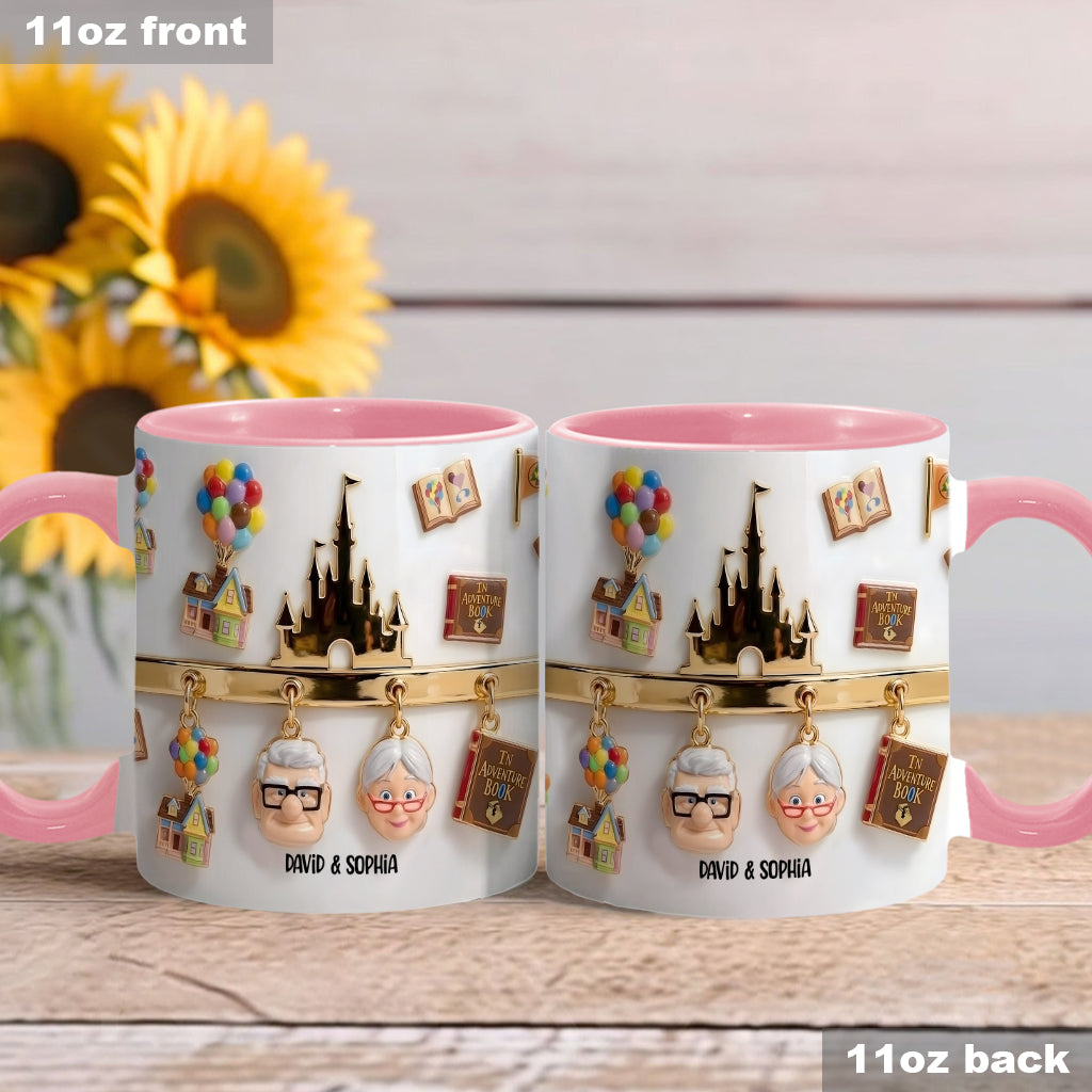 My Greatest Adventure Perfect Gift For Couple - Personalized Mouse Accent Mug & Coaster