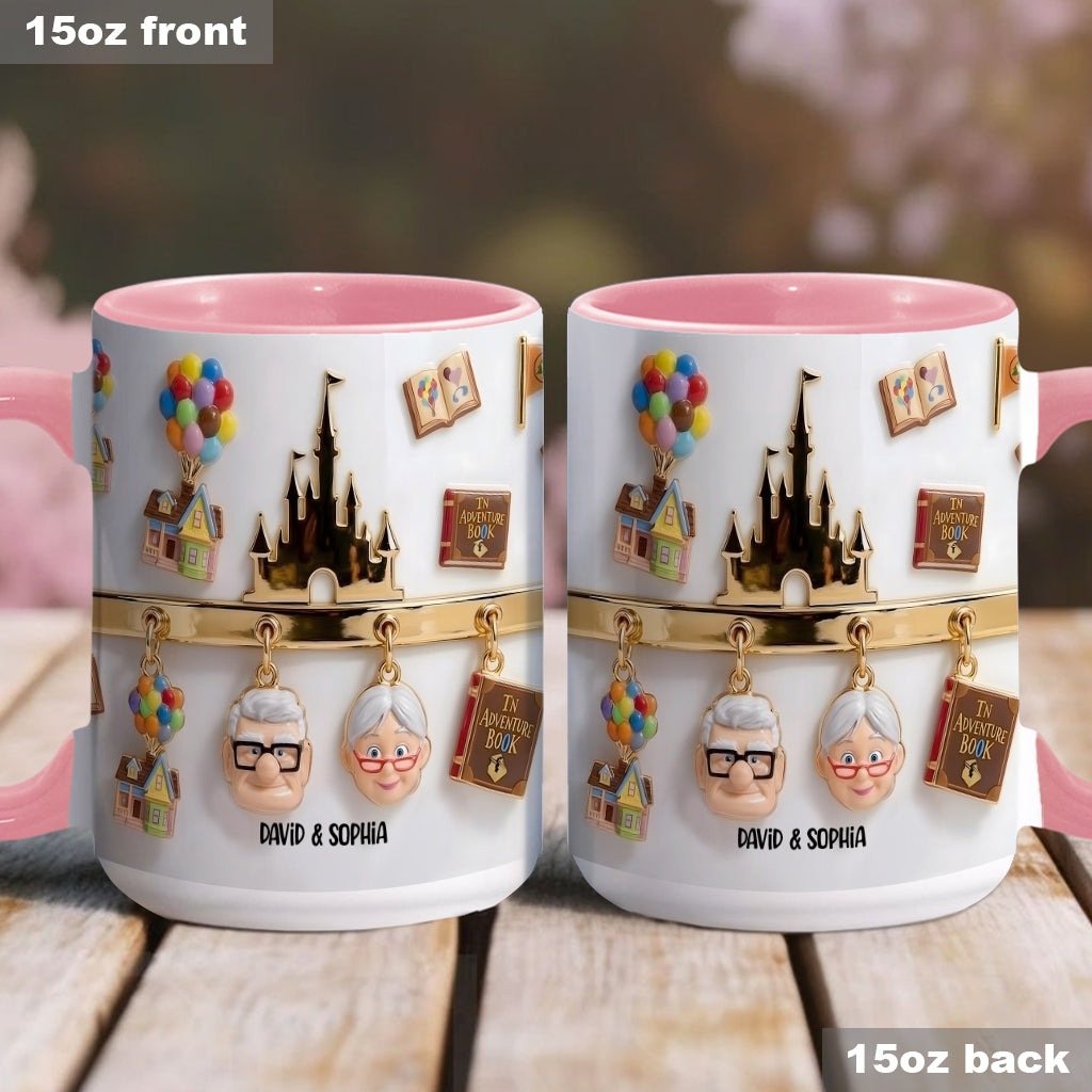 My Greatest Adventure Perfect Gift For Couple - Personalized Mouse Accent Mug & Coaster