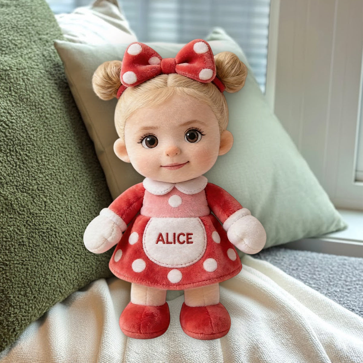 Custom Any Photo - Personalized Kid Premium Faux Fur Pillow