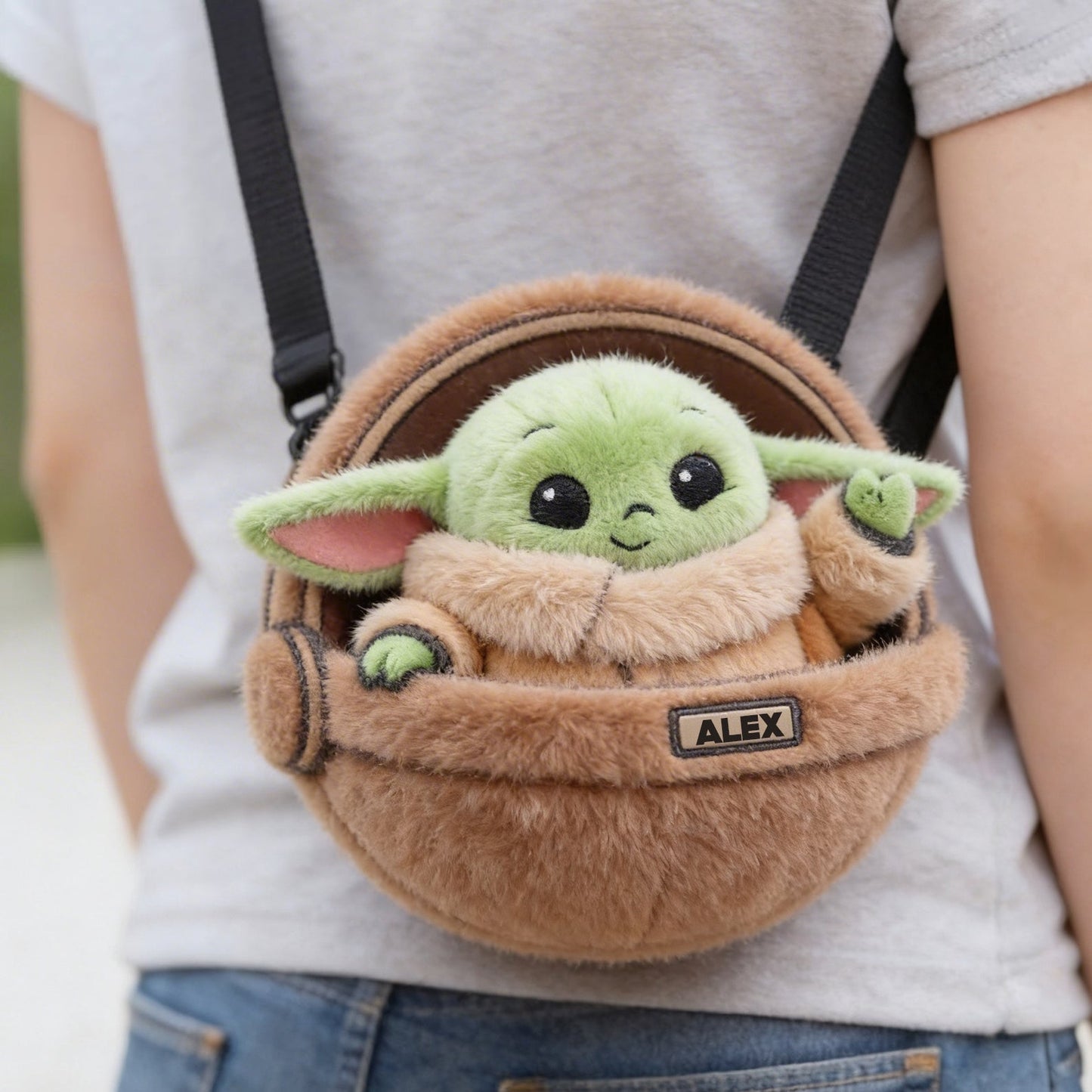 Get In Loser Chicky Nuggies Cute Baby - Personalized The Force Plush Crossbag