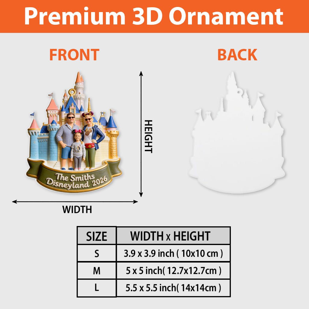 Magical Moments - Personalized Dream Trip Premium 3D Ornament