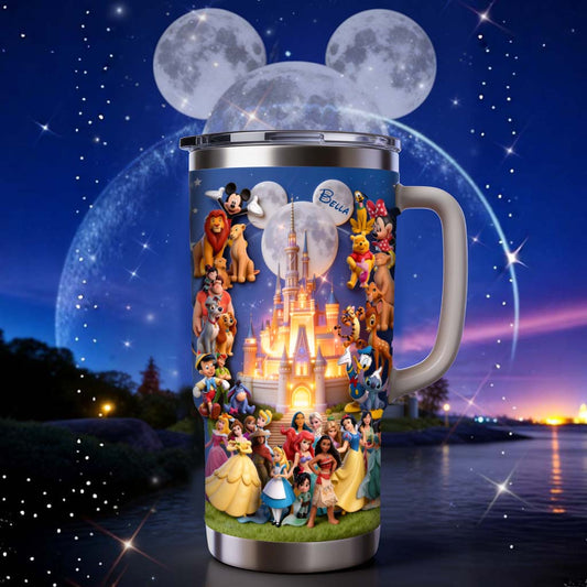 Believe In Magic - Personalized Dream Trip Tumbler With Handle