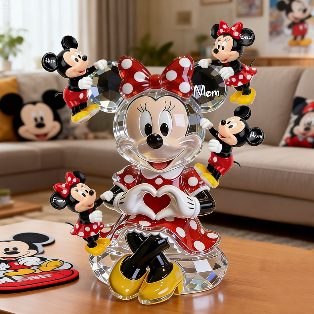 Best Magical Mom Ever - Personalized Mouse Custom Shaped Acrylic Plaque