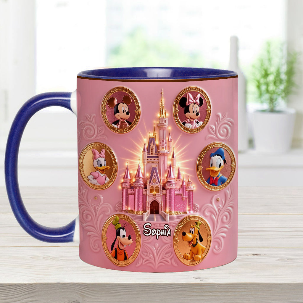 The Magical Castle - Personalized Mouse Accent Mug & Coaster