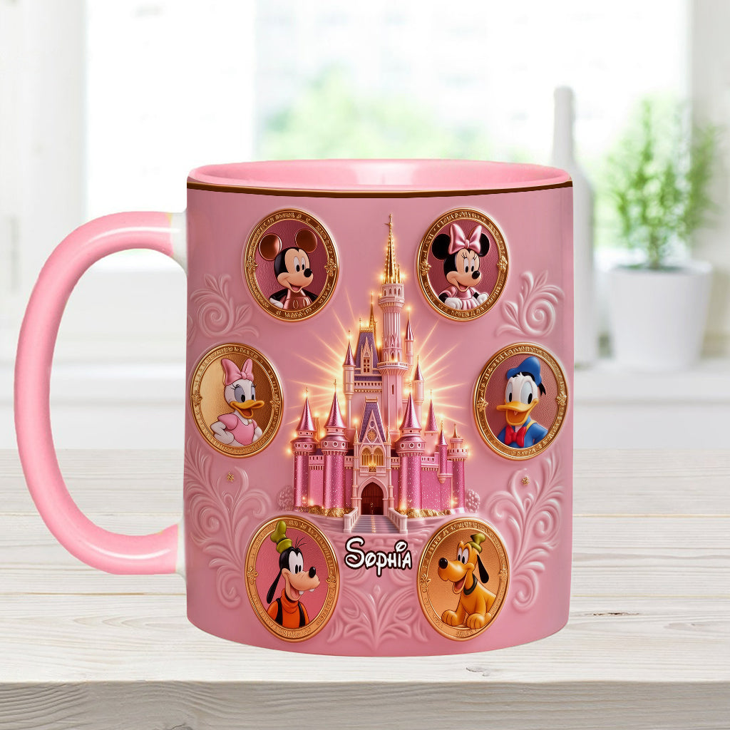 The Magical Castle - Personalized Mouse Accent Mug & Coaster