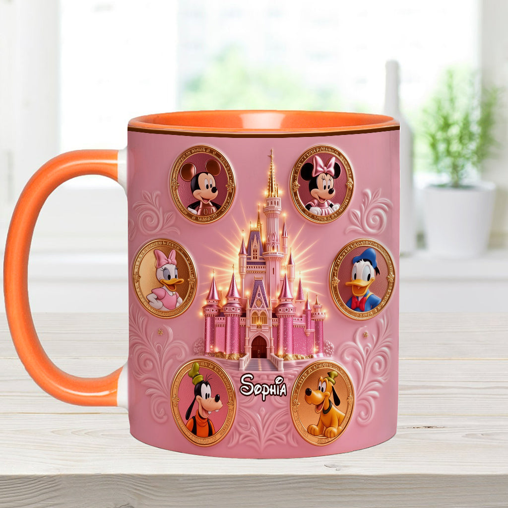 The Magical Castle - Personalized Mouse Accent Mug & Coaster