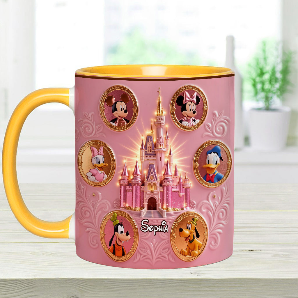 The Magical Castle - Personalized Mouse Accent Mug & Coaster