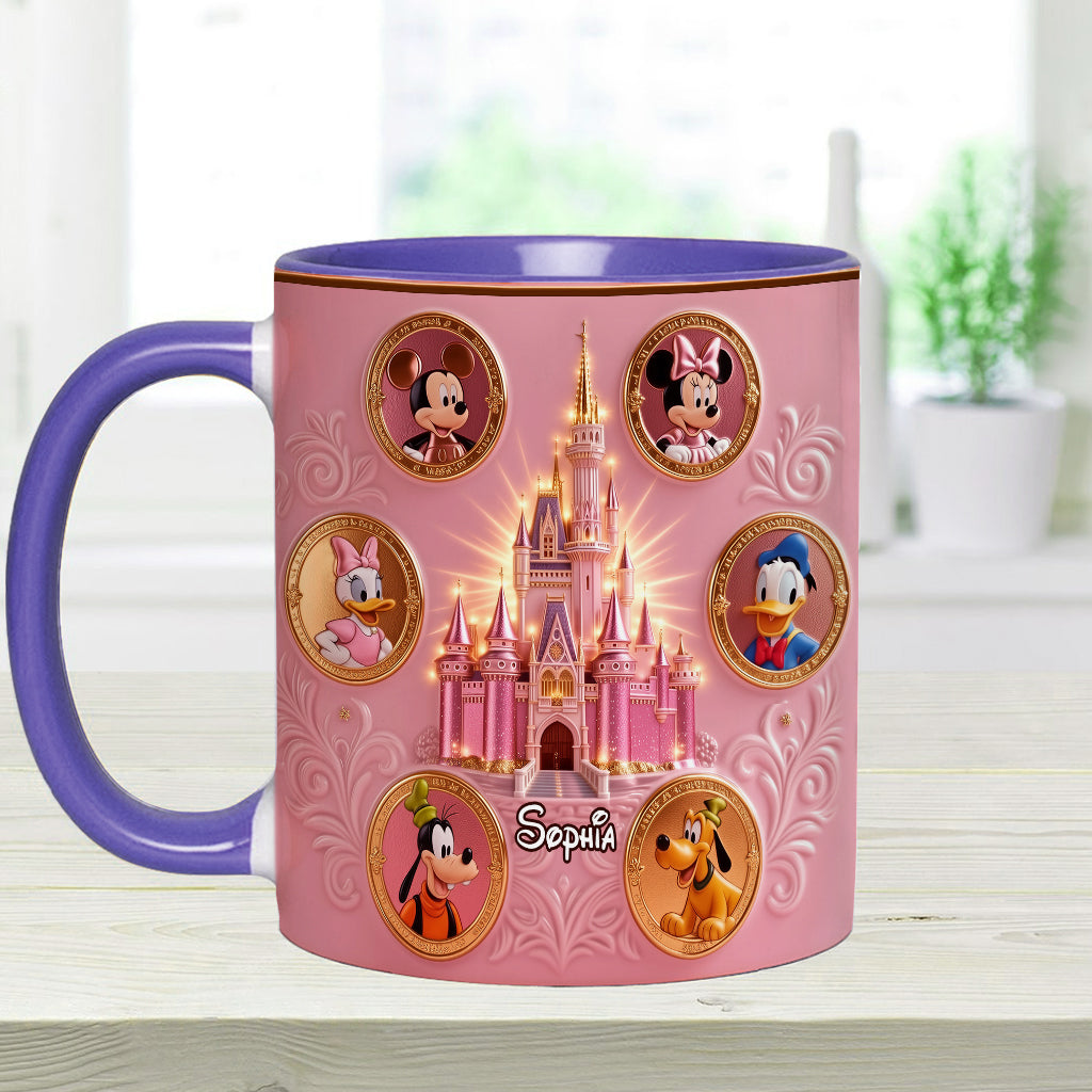 The Magical Castle - Personalized Mouse Accent Mug & Coaster